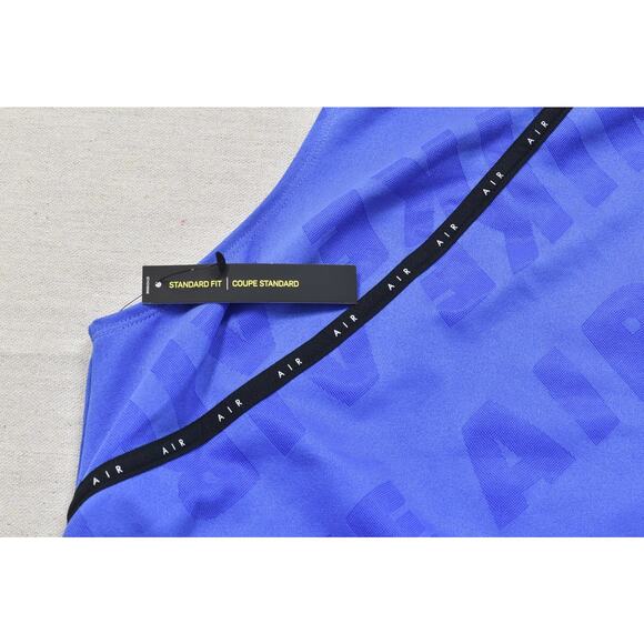 Nike Air Dri-FIT Standard Fit Crop Hoodie Vest Plus Size 1X Blue Athletic NEW - Picture 6 of 8